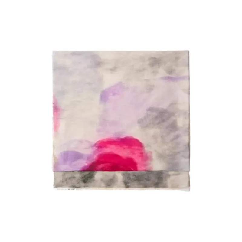 ZARA Silk Scarves Women's Multicolor-0