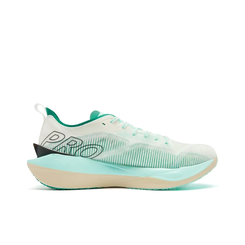 QIAODAN Flying Shadow PRO Cushioning Anti-Slip And Wear-Resistant Low-Top Running Shoes Men's Ivory Light Green-1