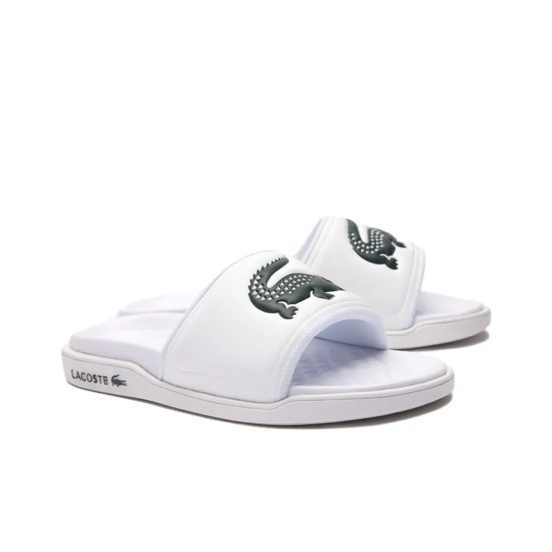 LACOSTE Slide Slippers Women's White-1