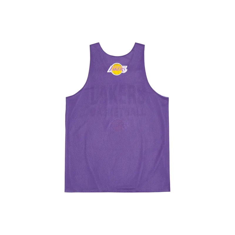 Mitchell & Ness Mastermind Joint Series Basketball Jerseys SW Fan Edition Los Angeles Lakers Unisex Purple-1
