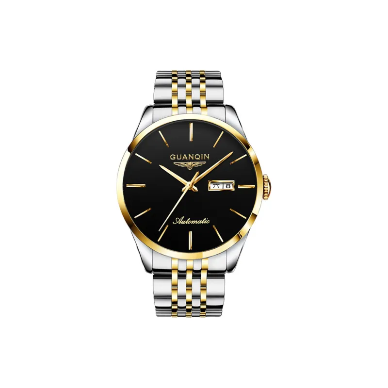 GUANQIN GJ16179.JGD Automatic Mechanical Movement Stainless Steel Watchband Watch Men's Watches White Dial-2