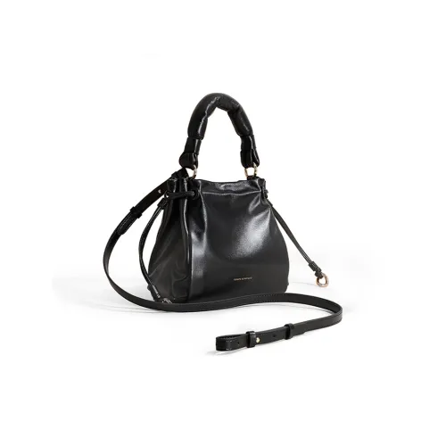 TOMATO&POTATO Cow Leather Handbag Medium Size Women's Black