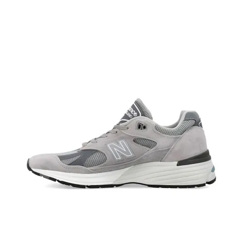 New Balance NB 991 Anti Slip And Wear Resistant Lightweight Low Top Running Shoes Men's Gray