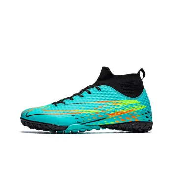 DOUBLE STAR 88 Cushioning, Slip Resistant, And Abrasion Resistant Soccer Shoes Unisex Aqua