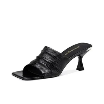 JESSICA SOPHIA PU Polyurethane Slip Resistant Abrasion Resistant Slide Slippers Women's
