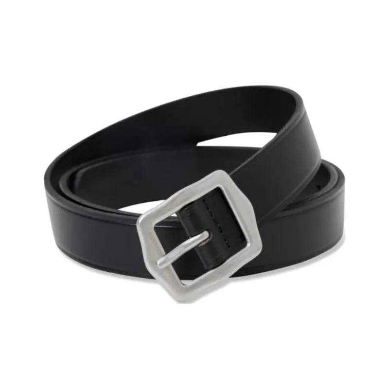 Levi’s Solid Color Design Cow Leather Leather Belts Women's Black-1