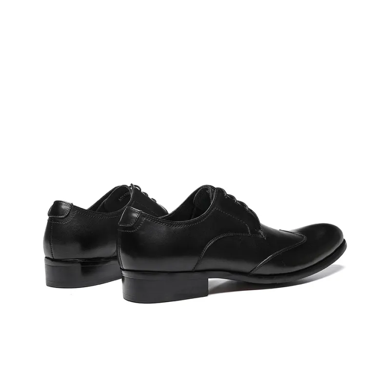 ASTON M.JAZZ Dress Shoes Men Low Top Black/Burgundy-5