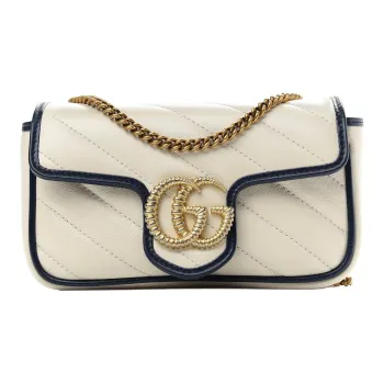 GUCCI GG MarmontMarmont Quilted Leather Crossbody Bag, Shoulder Bag Women's