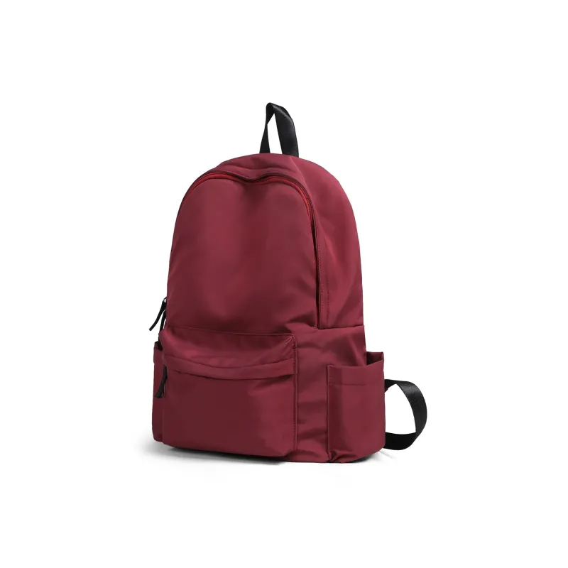 Kevin Cohen Fabric Backpack Tubas Unisex Burgundy-0