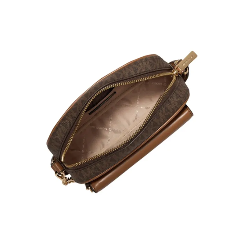 MICHAEL KORS Artificial Leather Crossbody Bag Small Size Women's Dark Brown/Acorn Brown-2