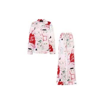 SILKY MIRACLE x BASQUIAT SS24 Pajama Gift Boxes Unisex Pink