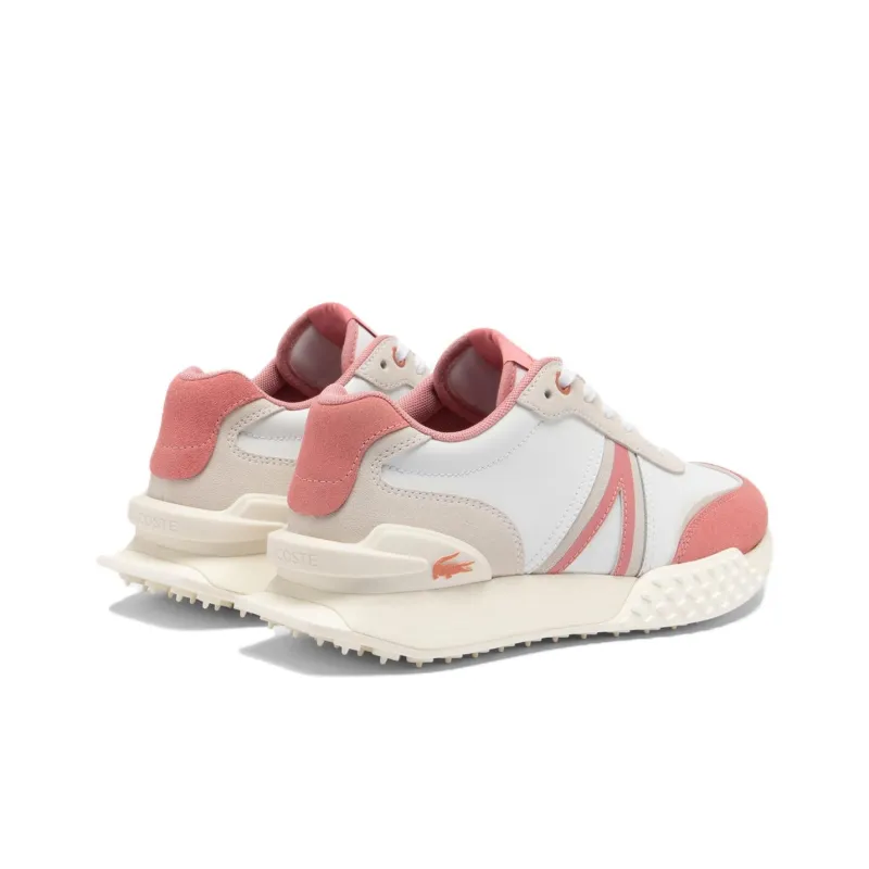 LACOSTE L spin Low Top Casual Shoes Women's White Pink-2