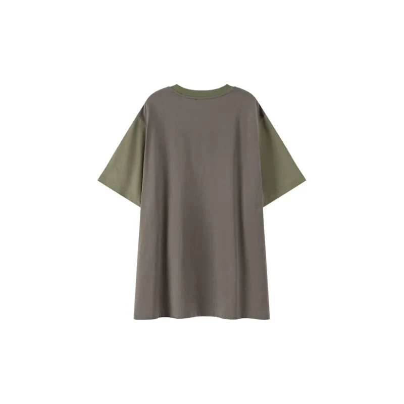NO ONE ELSE T Shirts Unisex Army Green-1