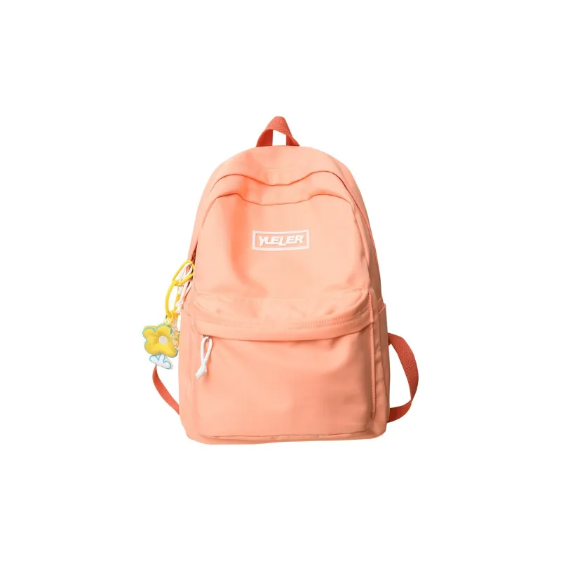 BRABOSTON Nylon Backpack And Laptop Bag Unisex Green/Black/White/Blue/Pink-7