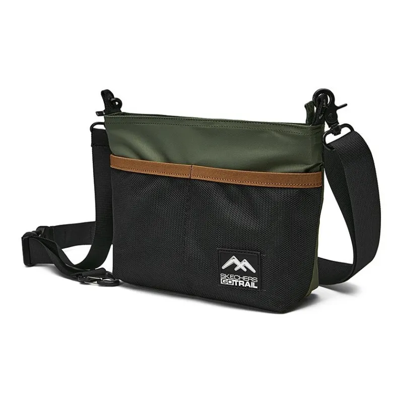 Skechers Fabric Crossbody Bag, Shoulder Bag Unisex Dark Ink Green-1