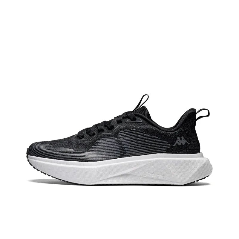 Kappa Slip Resistant Breathable Low Top Training Running Shoes Unisex Black-0