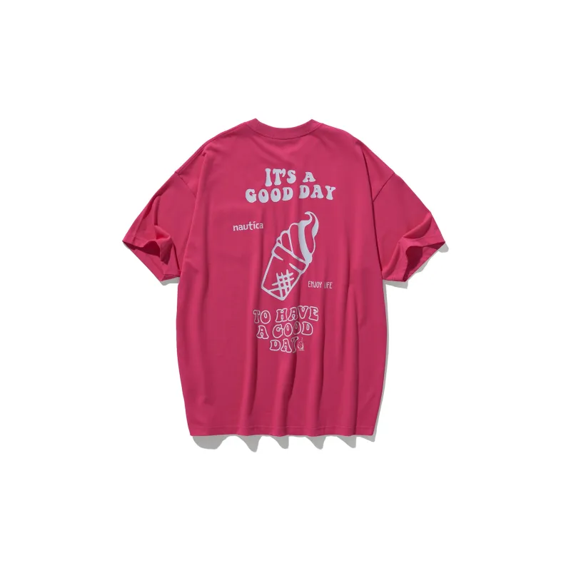 Nautica White Sail T Shirt Unisex-9