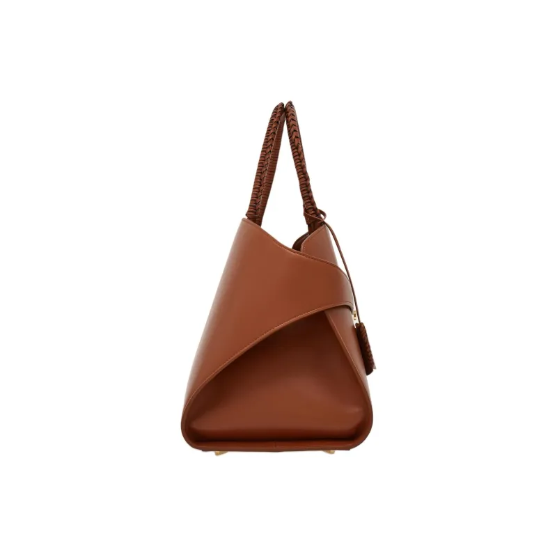 FERRAGAMO Calfskin Shoulder Bag, Crossbody Bag, Handbag Medium Size Women's Brown-1