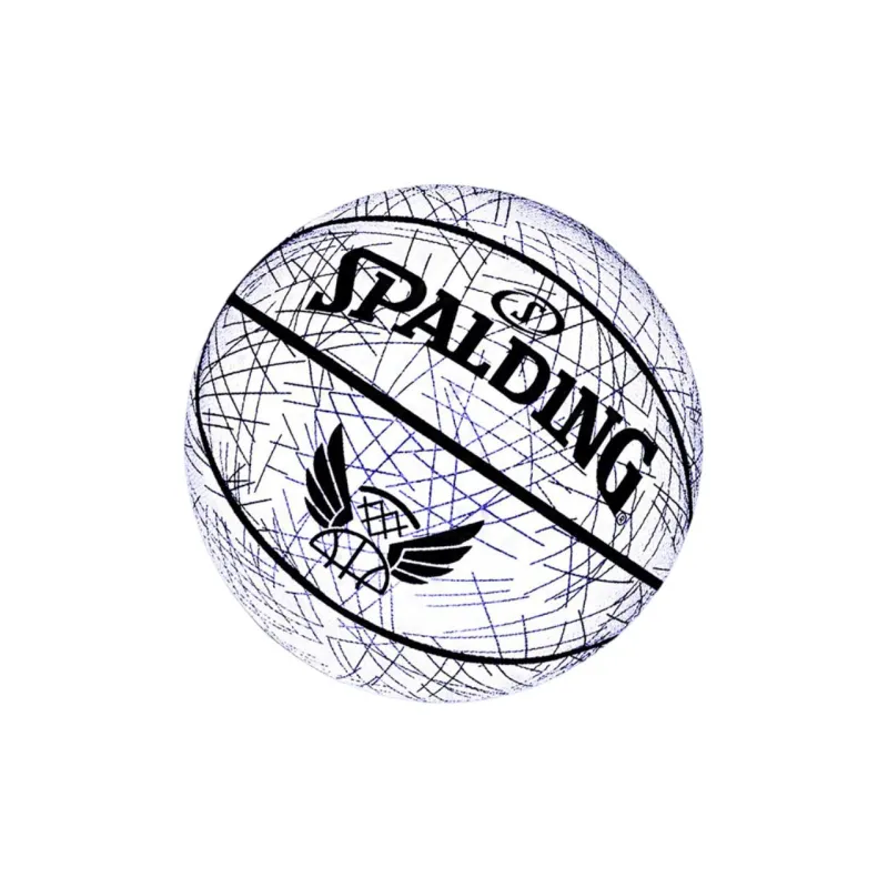 SPALDING PU Basketball Size 7 Reflective Training Unisex-0