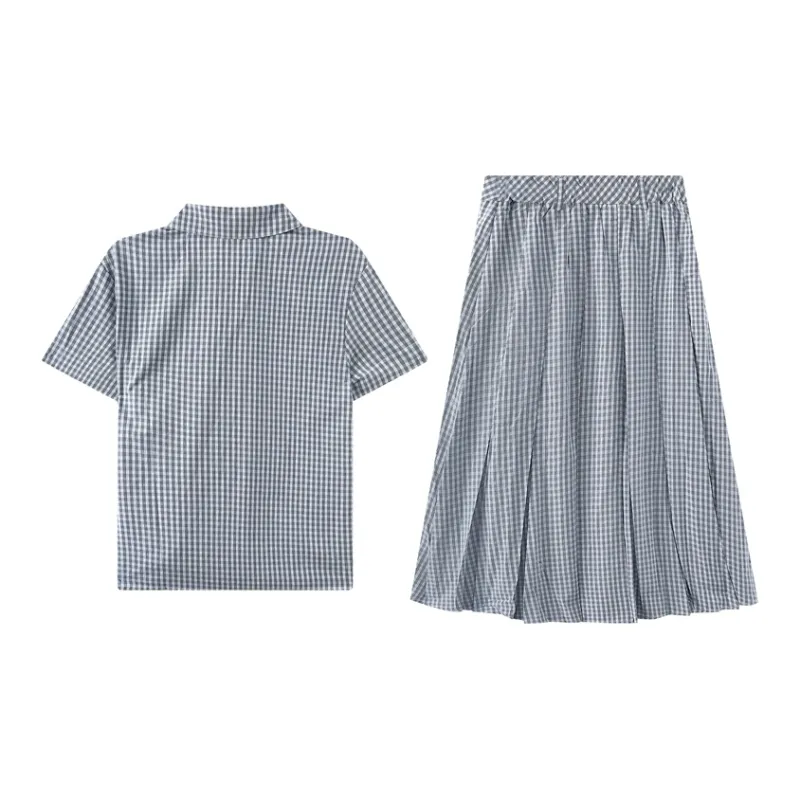 EIDOLON GRAIN Skirt Set Women's Blue-1