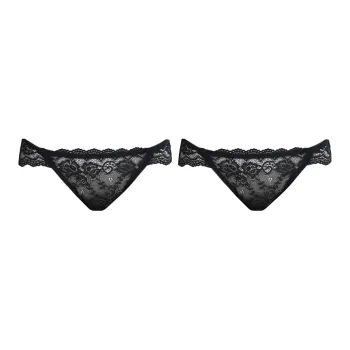Flowers In Water Underpants Women's 2 Pack Black