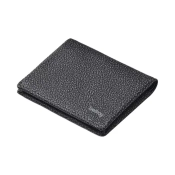 BELLROY Leather Wallet Unisex Black Gray