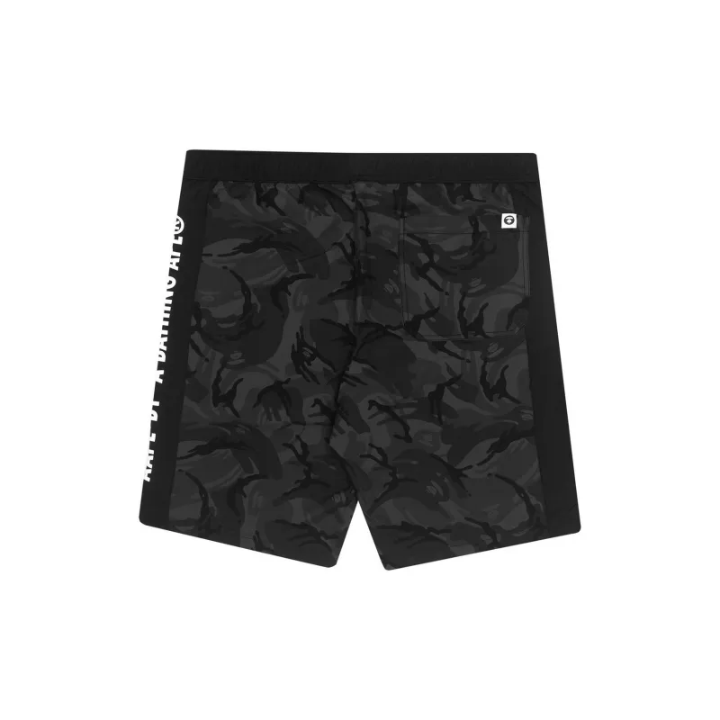 Aape Casual Shorts Unisex Dark Khaki-3