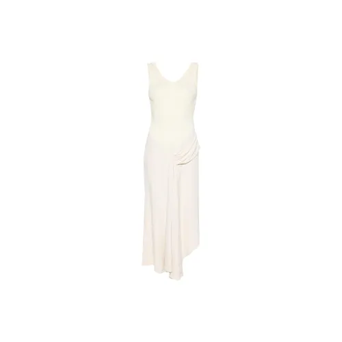 Victoria Beckham Sleeveless Dresses Women's Ivory