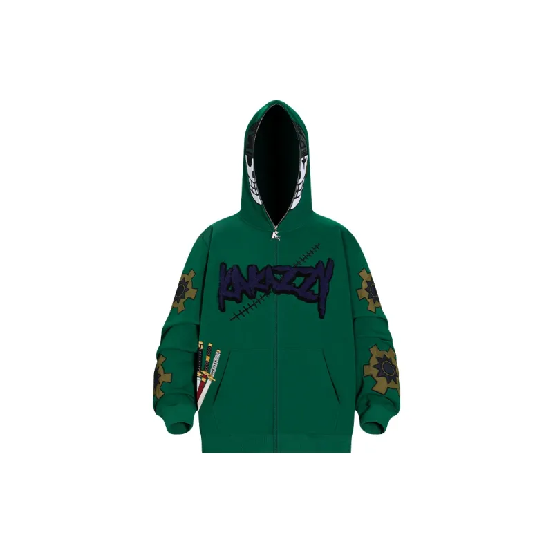 KAKAZZY Sweatshirt Unisex Green-1