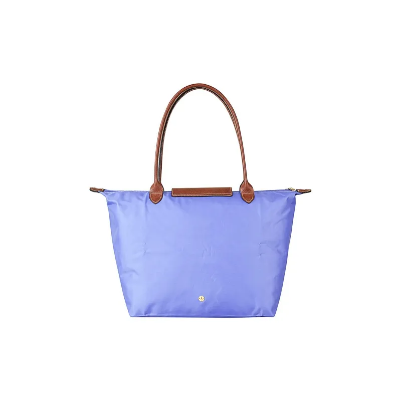 LONGCHAMP Le Pliage Recycled Canvas With Leather Dumpling Bag Handbag, Shoulder Bag Tubas Women's Lavender-2