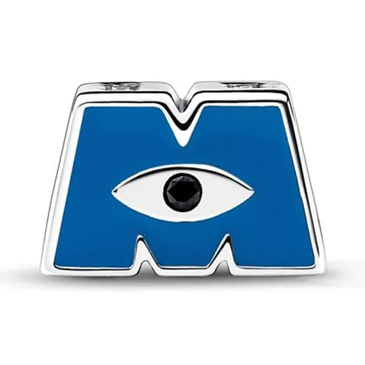 Pandora Sterling Silver Enamel Pendants Women's Blue-0