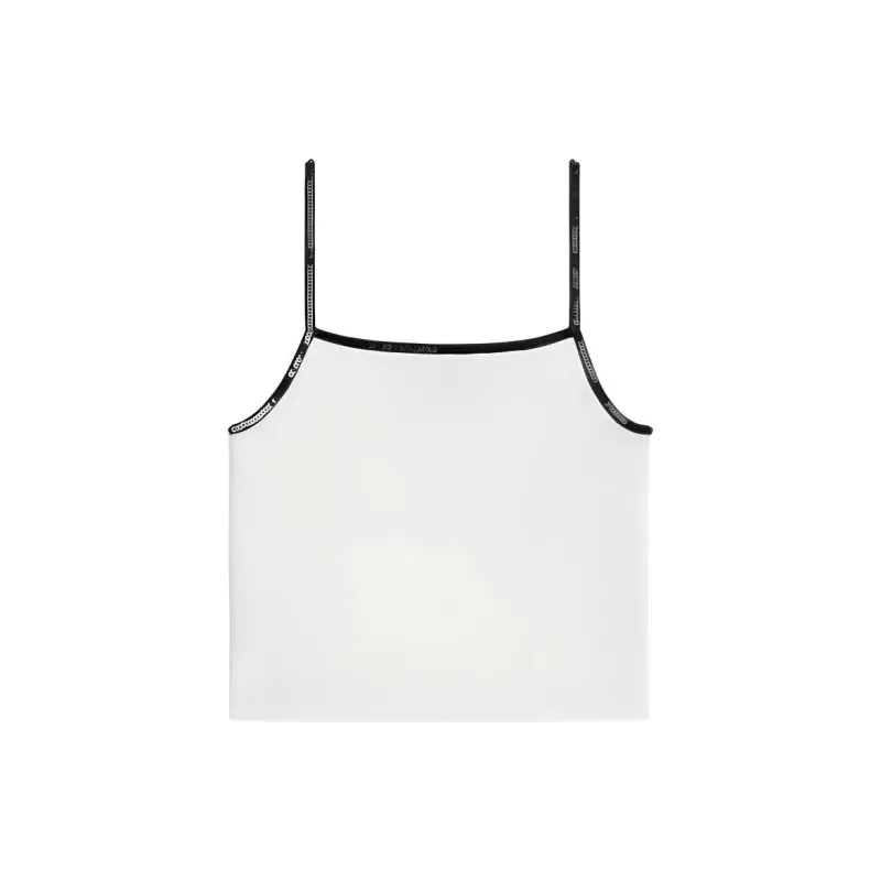 CELINE Embroidered Triomphe Tank Top In Cotton Jersey-1