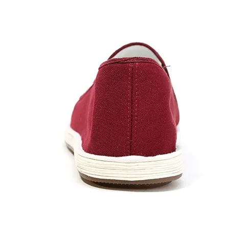 Old Meihua Casual Shoes Men Low Top Red/Green-4