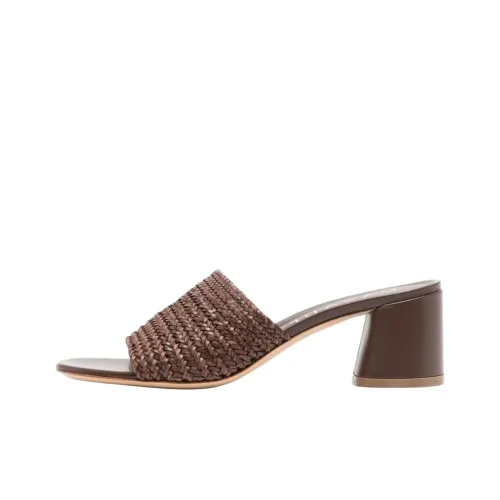 Casadei Hanoi 60mm Woven Mules