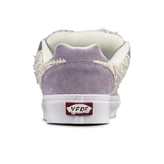 VFDF Chanel Inspired Puffy Durable Breathable Low Top Skateboard Shoes Women's Taro Purple-4