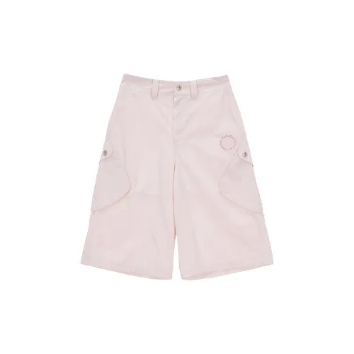 MATIN KIM Cargo Shorts Unisex Light Pink