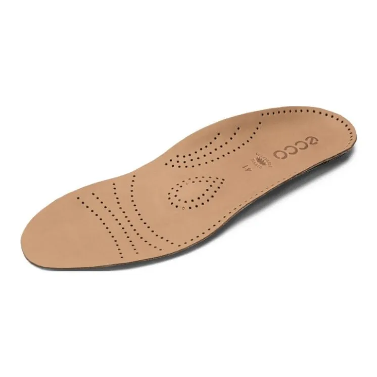 Ecco Fabric Cow Leather Insoles Unisex Brown-0