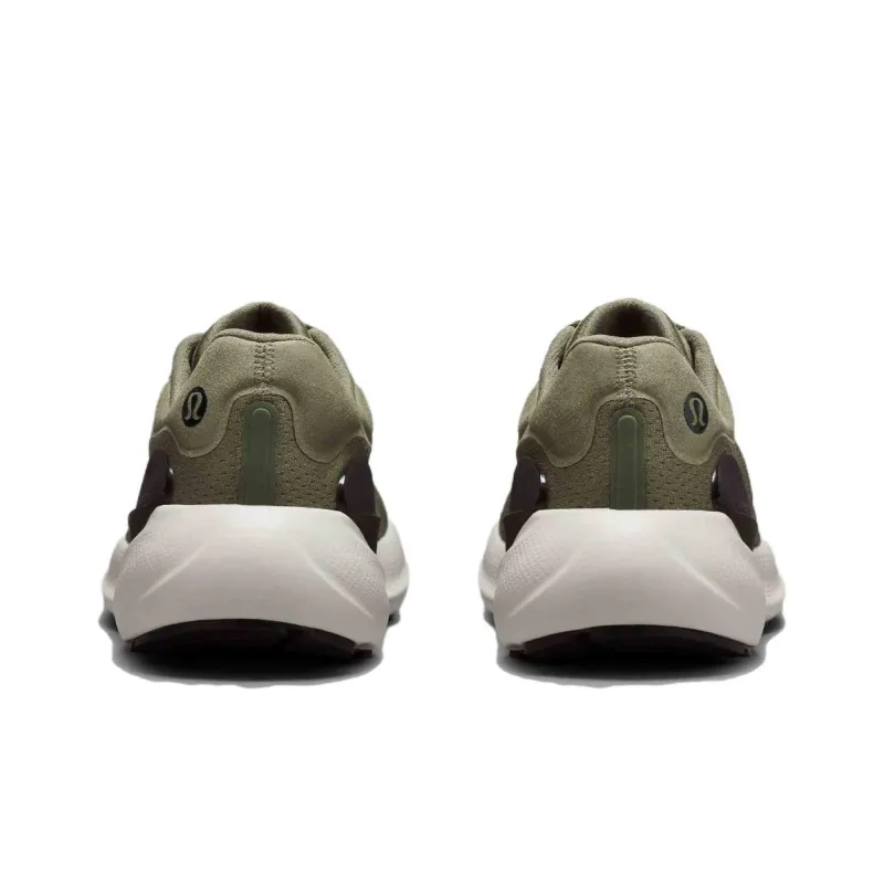 Lululemon Beyondfeel Cushioned Anti-Slip Wear-Resistant Breathable Lightweight Low-Top Casual Running Shoes Men's Green-3