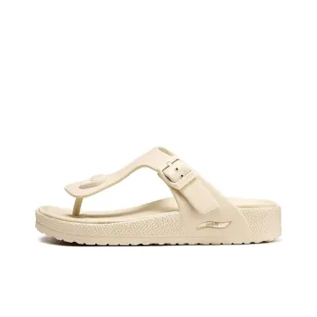 Skechers Foamies Slip Resistant Flip Flops Women's Natural