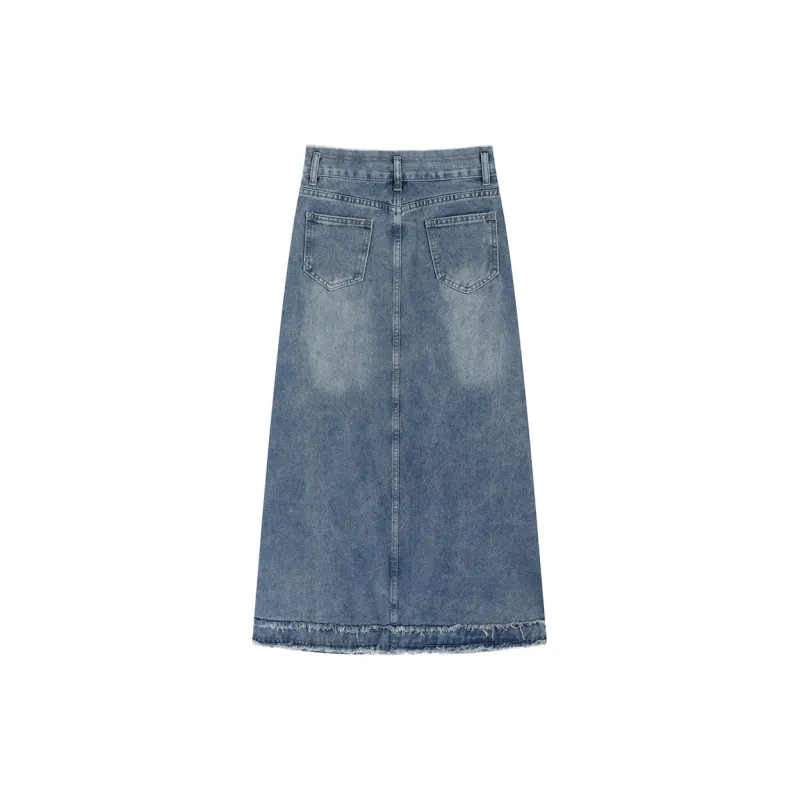 Garbege Denim Dress Skirt Women's-1