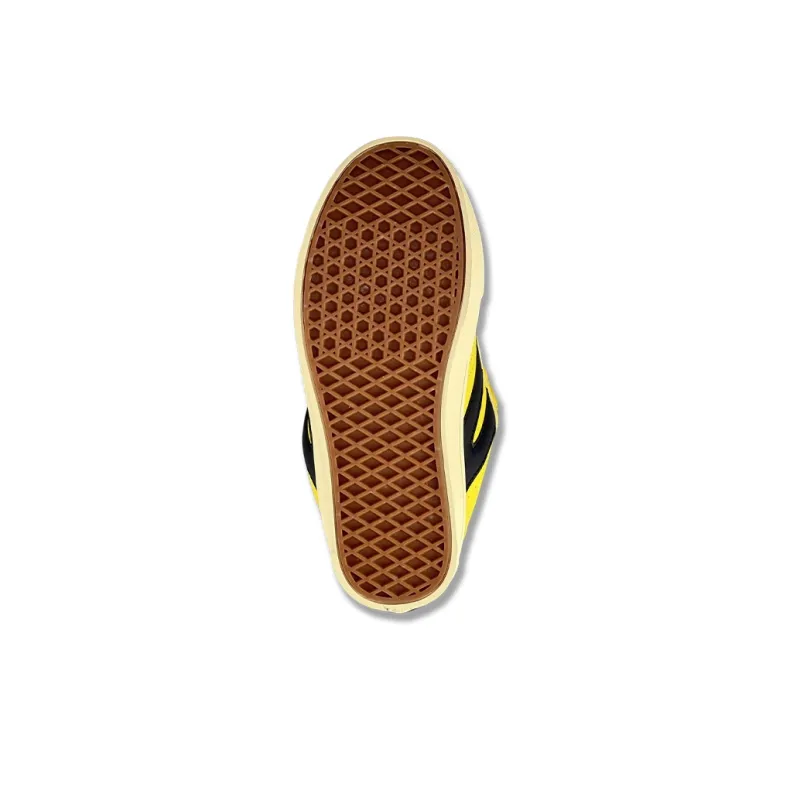 VFDF Puffy Shoes Anti Slip Wear Resistant Low Top Skateboard Shoes Unisex Yellow Black-5