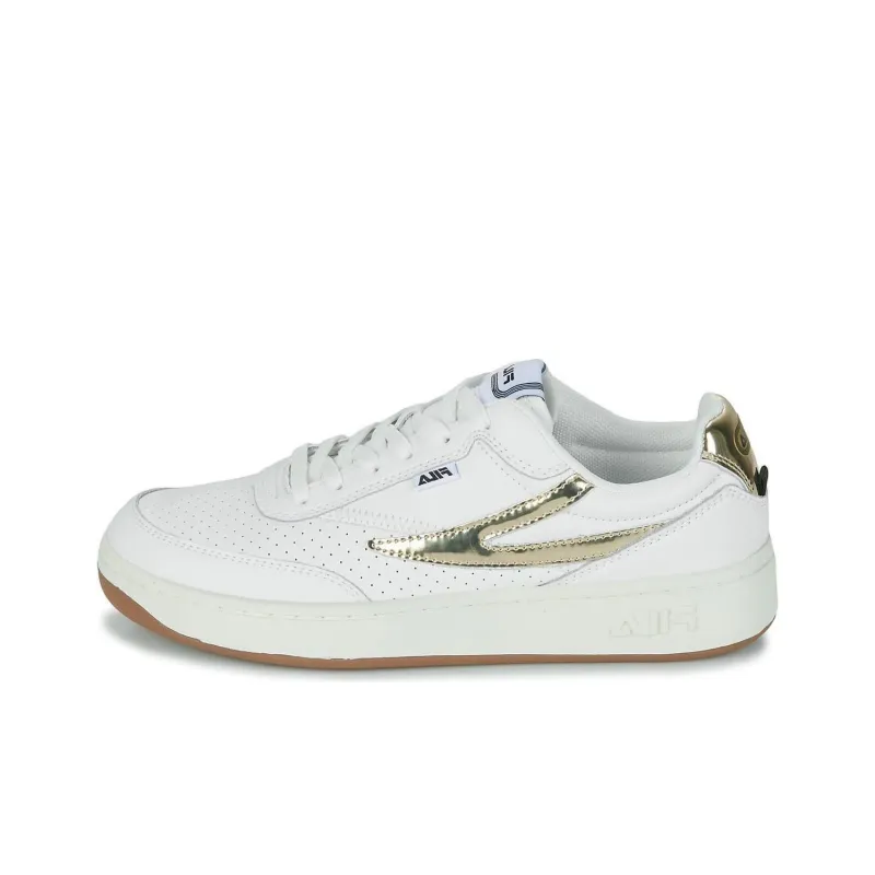 FILA Sevaro F WM Cushioning Wear Resistant Low Top Casual Shoes Women's White Gold-0