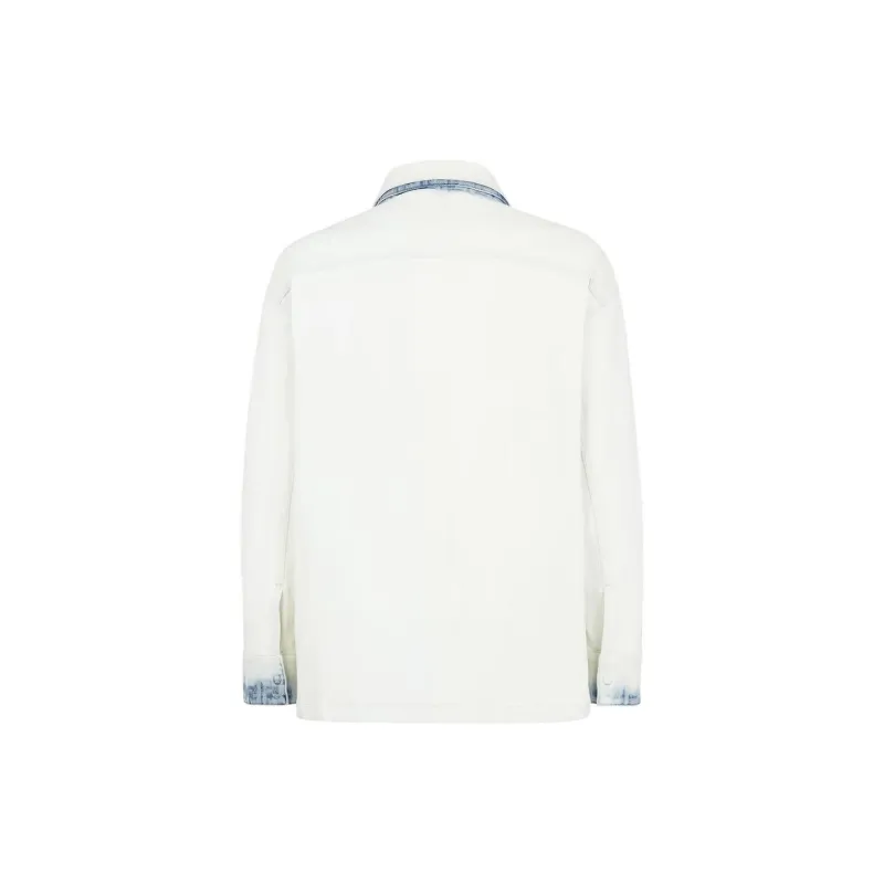 FENDI SS24 Denim Jacket Men's White-1