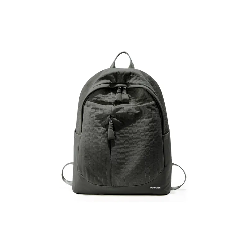 Werocker Fabric Backpack Regular Unisex White/Beige/Pink/Gray/Black-29