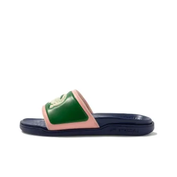 LACOSTE Slide Slippers Women's Blue Pink