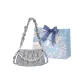 Silver+Shopping Bag