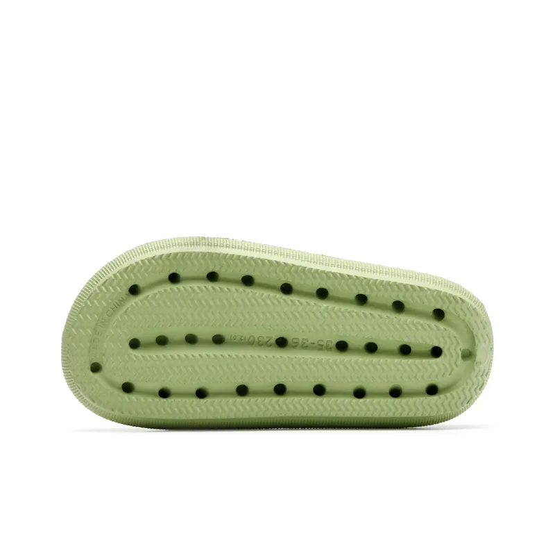 HLA Slide Slippers Women's Green/Sand/Pink-4