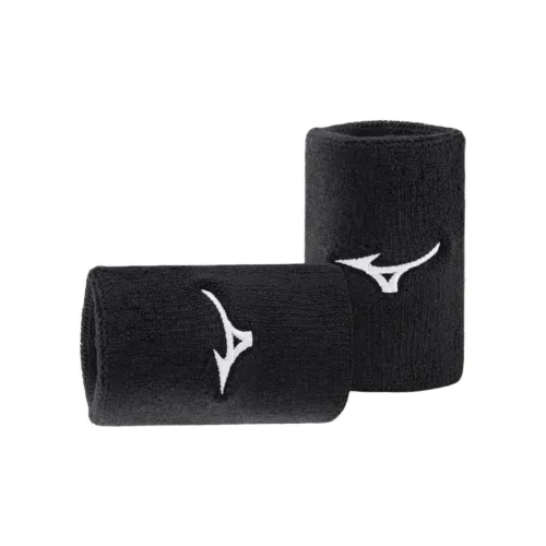 Mizuno Wristbands Breathable Protective Cotton Elastane Polyester