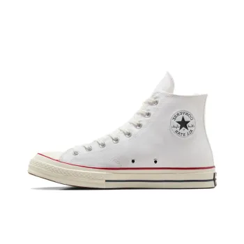 Converse Chuck 70 Wear resistant And Lightweight High Top Canvas Shoes Unisex White Multicolor