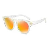 Transparent Frame with Orange Lens C72